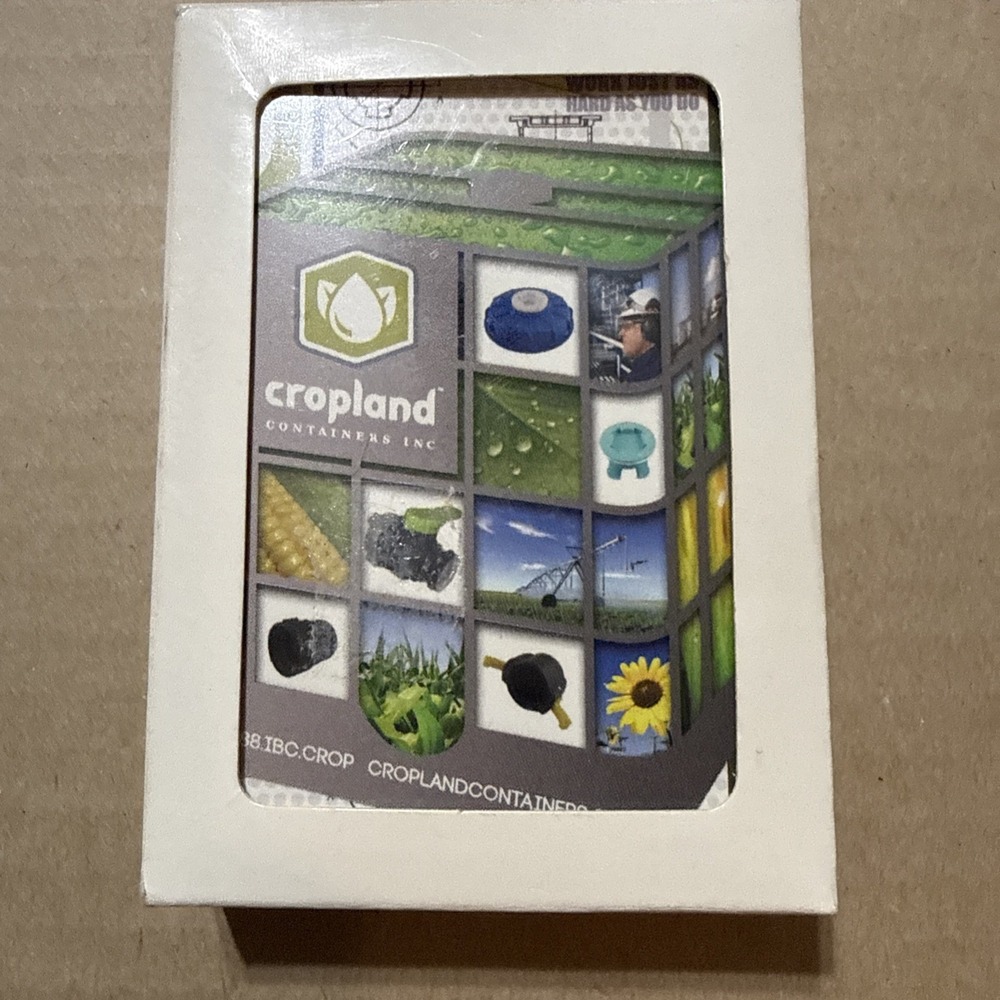 Vintage Advertising Playing Cards R Us Deck Cropland Containers Inc NOS Ag